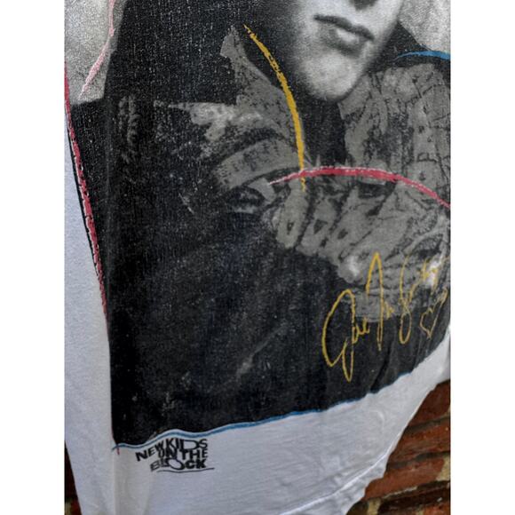1989 Vintage New Kids On the Block Joe McIntyre Tee Size M - Picture 6 of 6